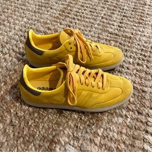 Yellow Adidas Sambas